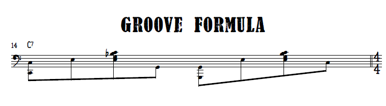 Burlesque blues groove formula