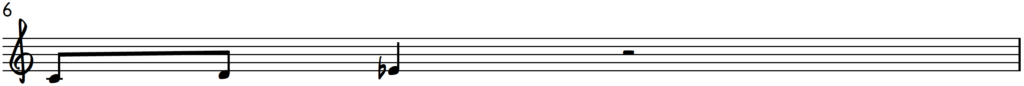 Melodic pattern 1