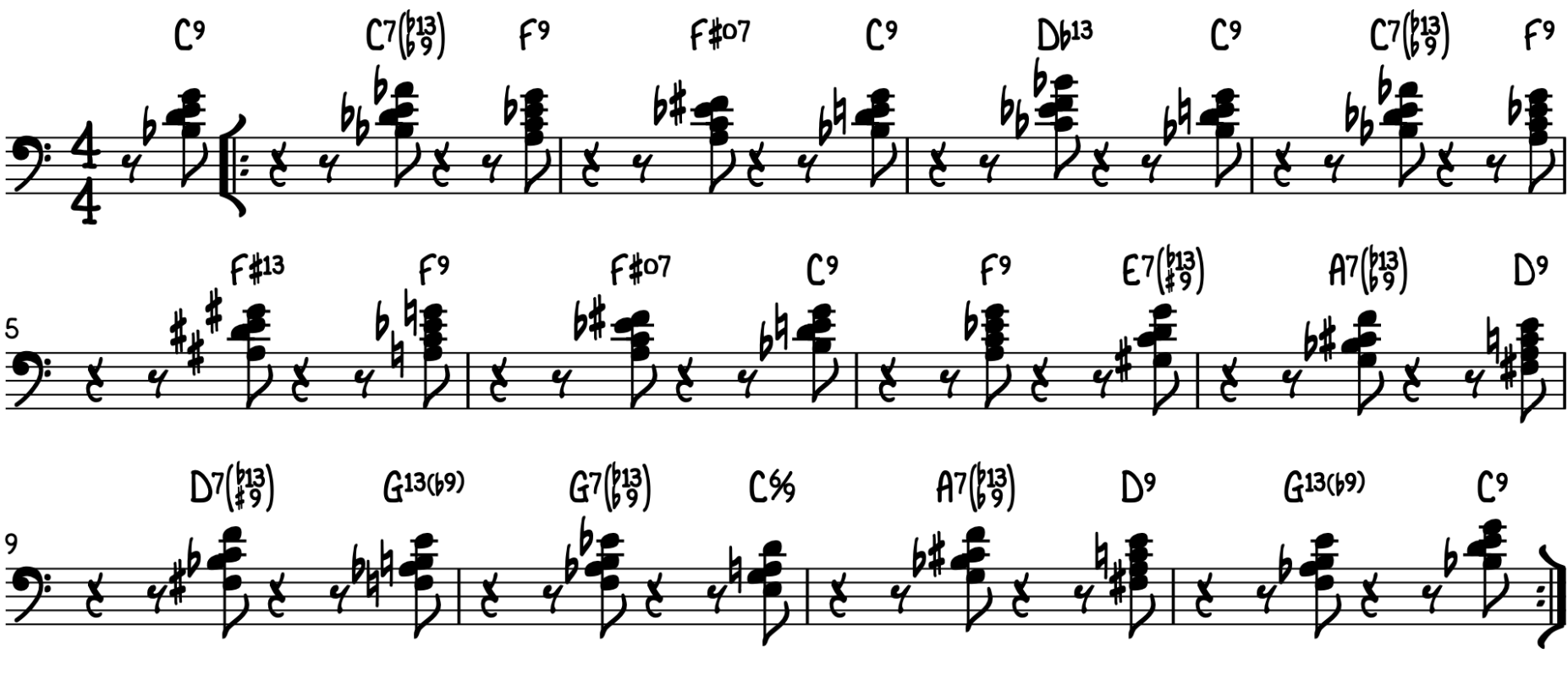 Red Garland Comping Jazz Piano